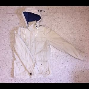 Men's Small S Levi's Insulated Beige Coat Jacket